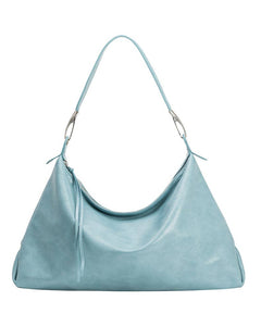 Blue Recycled Vegan Shoulder Bag