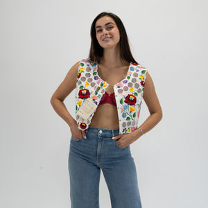 Embroidered Floral Top