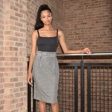 Load image into Gallery viewer, Vtg Gingham Plaid Skirt
