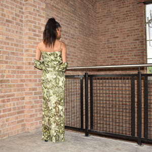 Floral Silk Maxi