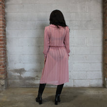 Load image into Gallery viewer, Vintage Sheer Dress with Matching Belt
