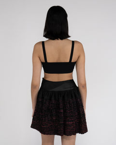 Textured Mini Skirt