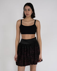 Textured Mini Skirt