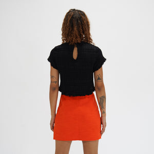 Tangerine Mini Skirt