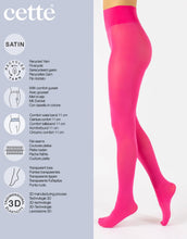 Load image into Gallery viewer, Recycled Opaque Tights - Fuchsia
